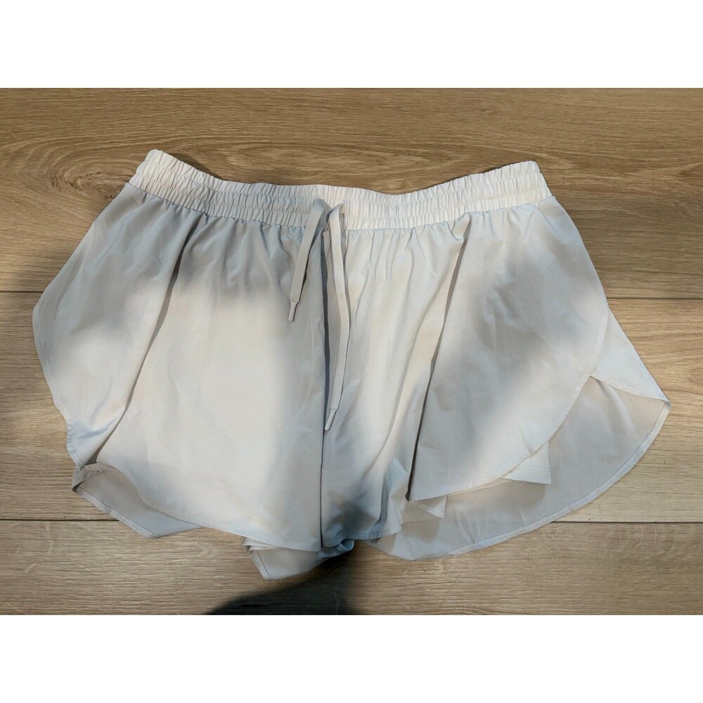 All in Motion Running Shorts Women's L White Activewear Inner Short Pockets